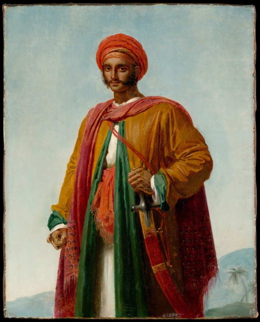 Study for Portrait of an Indian, by Anne-Louis Girodet-Trioson, ca. 1807