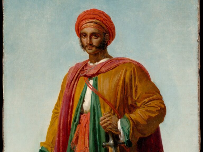 Portrait d'un Indien, par Anne-Louis Girodet-Trioson, ca. 1807
