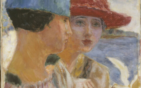 Young Women with Seagull, Pierre Bonnard, 1917