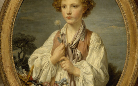 Young Shepherd Testing His Fate to Know if His Shepherdess Loves Him, Jean-Baptiste Greuze, 1760 or 1761