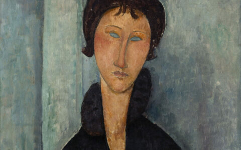 Woman with Blue Eyes, Amedeo Modigliani, c. 1918