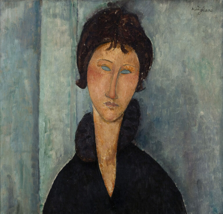Femme aux yeux bleus, Amedeo Modigliani
