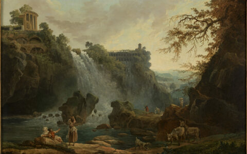 The Cascatelles of Tivoli, by Hubert Robert, 1776
