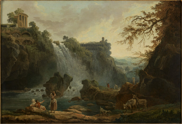 The Cascatelles of Tivoli, by Hubert Robert, 1776