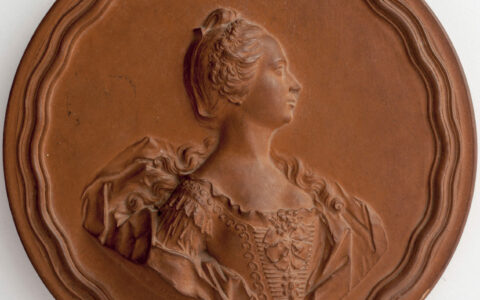 Marie Alcock by Giovanni-Battista Nini, 1762