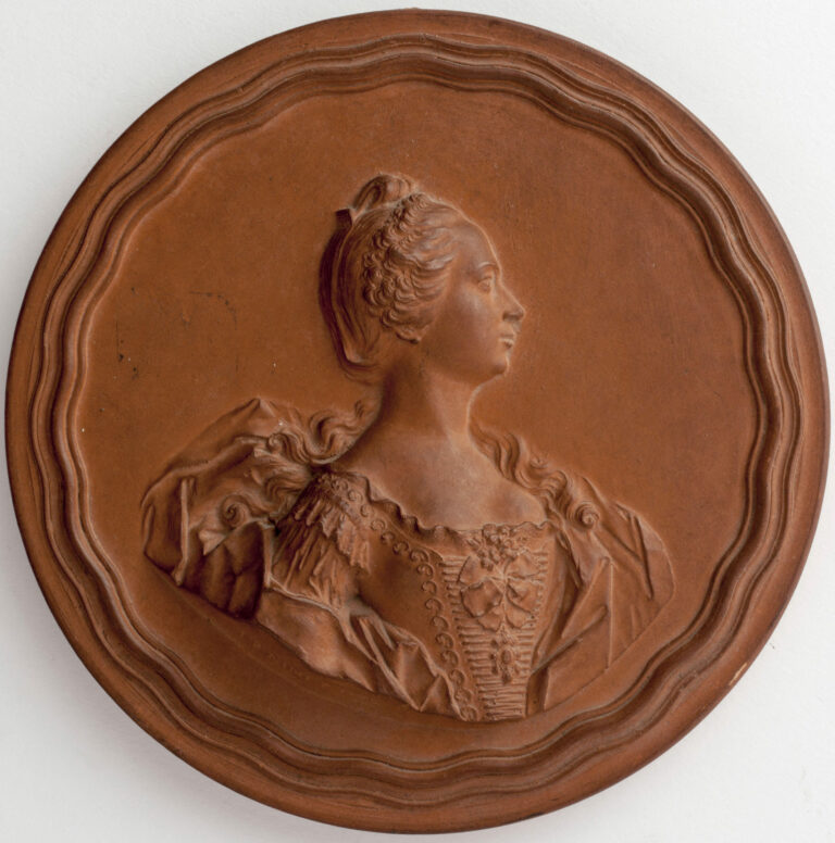 Marie Alcock by Giovanni-Battista Nini, 1762