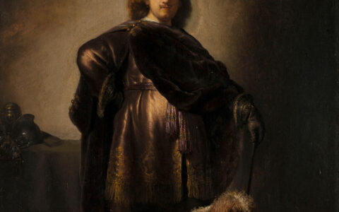 Portrait of the Artist in Oriental Costume by Rembrandt van Rijn, c. 1631/1633