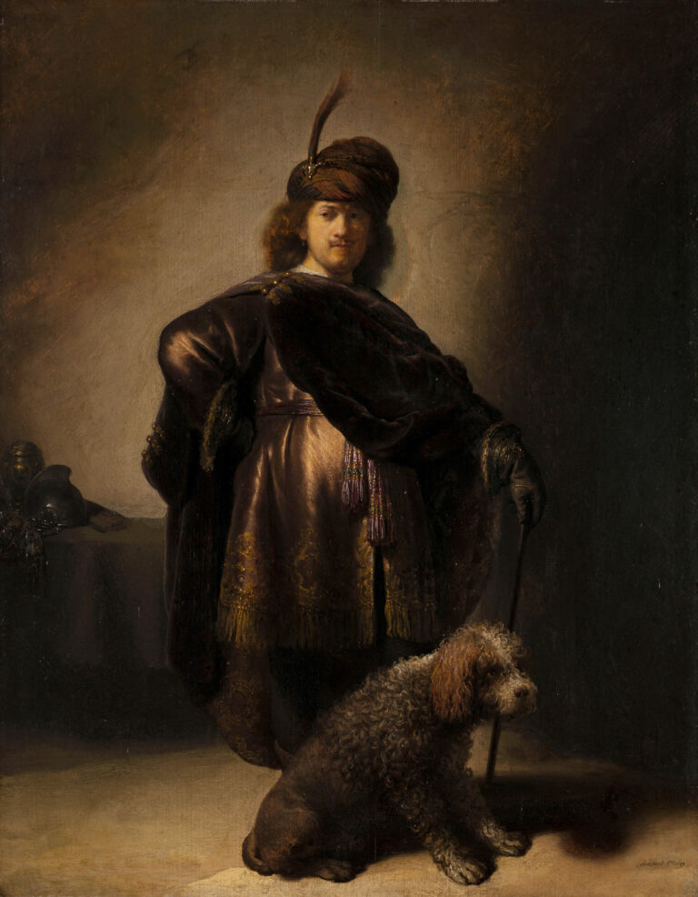 Portrait of the Artist in Oriental Costume by Rembrandt van Rijn, c. 1631/1633
