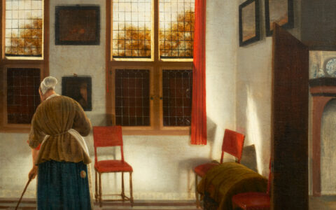 The Sweeper by Pieter Janssens Elinga, c. 1670