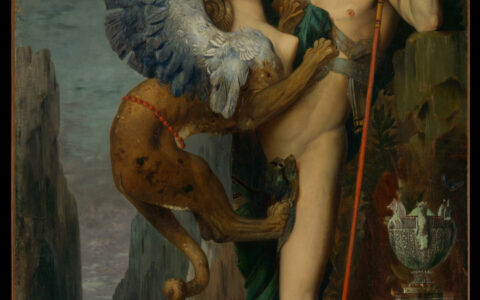 Oedipus and the Sphinx by Gustave Moreau, 1864