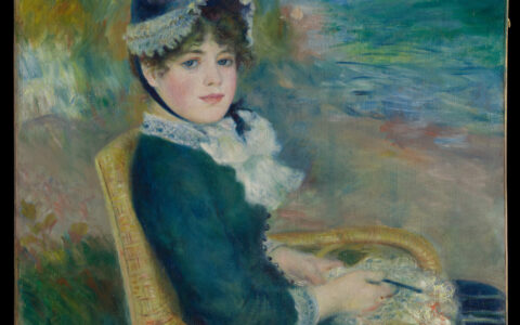 By the Seashore by Auguste Renoir, 1883