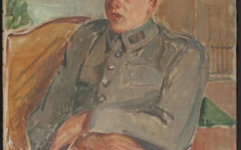 Portrait of Francis Poulenc by Jacques-Émile Blanche, July 16, 1920, at Offranville