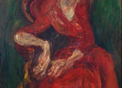 "Woman in Red" by Chaïm Soutine, circa 1923-1924
