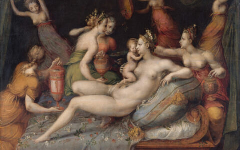 The Birth of Cupid by the Master of Flora, second half of the 16th century