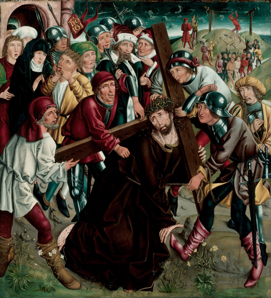 "Christ Carrying the Cross" by the Master of the Freising Visitation, circa 1490