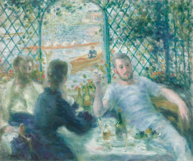 Lunch at the Restaurant Fournaise (The Rowers’ Lunch) by Pierre-Auguste Renoir, 1875