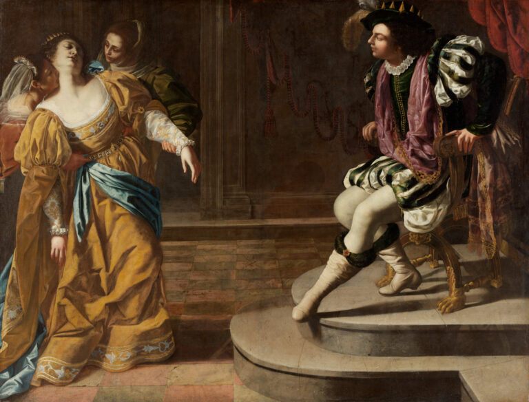 Esther before Ahasuerus, by Artemisia Gentileschi (1593-c. 1656), 1620s, Metropolitan Museum of Art, New York