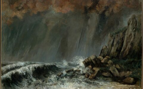 Marine: The Waterspout, by Gustave Courbet, in 1870
