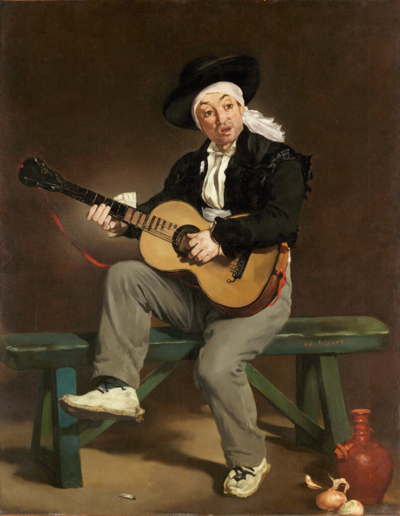 The Spanish Singer, by Édouard Manet, in 1860