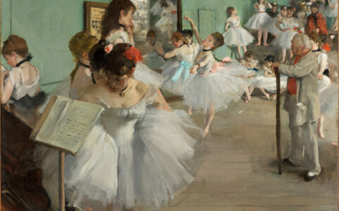 The Dance Class, by Edgar Degas, 1874