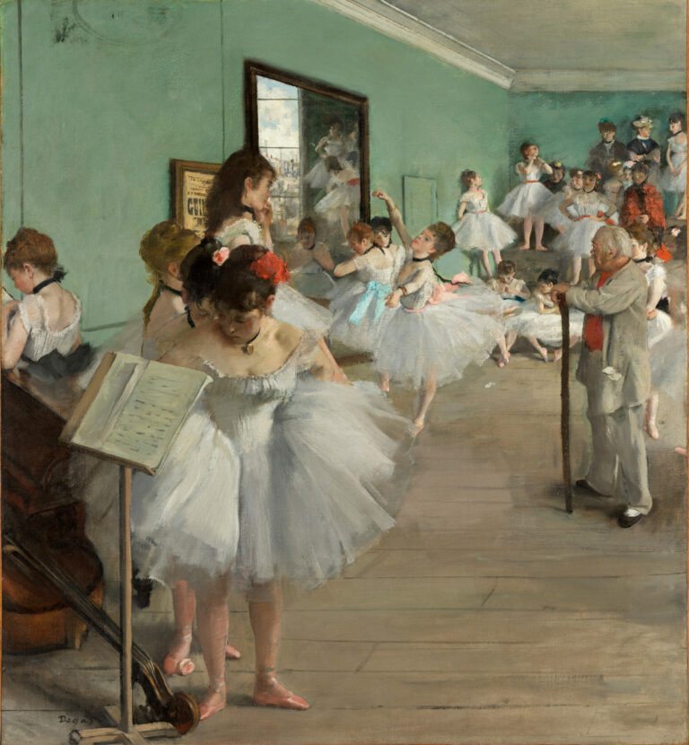 The Dance Class, by Edgar Degas, 1874