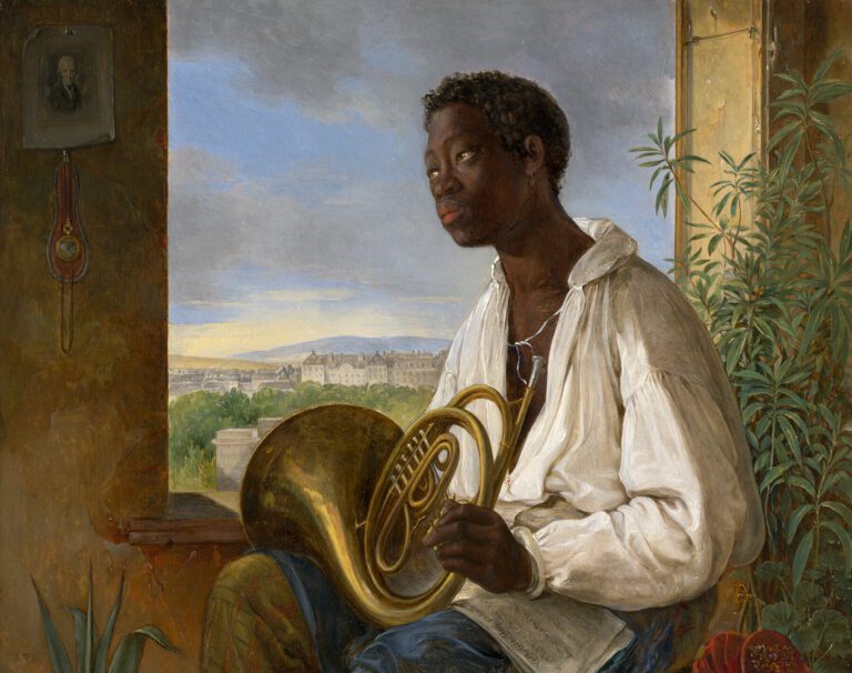 Portrait d'Emmanuel Rio, par Albert Schindler, en 1836