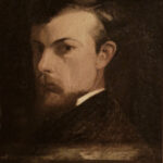 Odilon Redon, Self-Portrait (1867), Paris, musée d'Orsay (photo Wikimedia Commons)