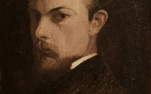 Odilon Redon, Self-Portrait (1867), Paris, musée d'Orsay (photo Wikimedia Commons)