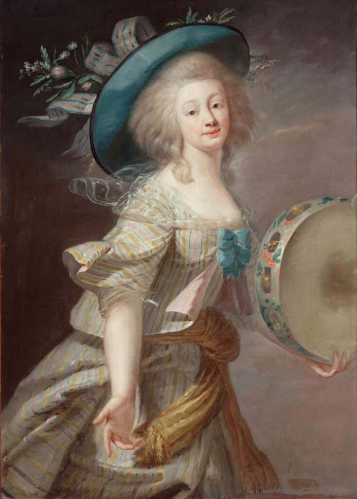 Portrait d'une jeune danseuse, Elisabeth Vigée-Lebrun, vers 1780-1789