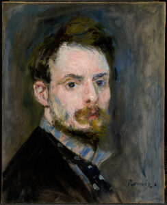 Pierre-Auguste Renoir, AutoPortrait, c. 1875, huile sur toile. Clark Art Institute, Williamstown, 1955.584