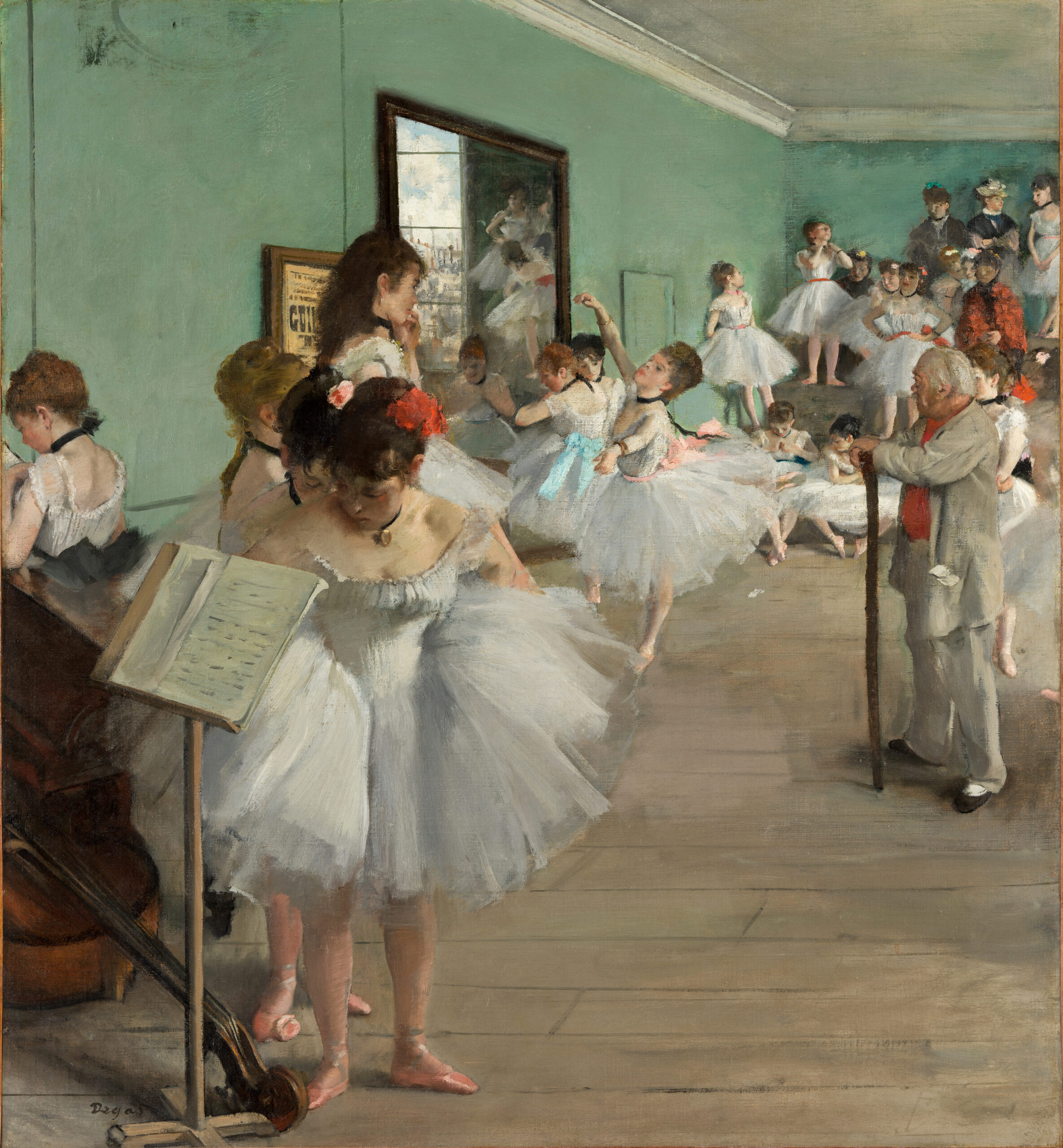 L'examen de danse, par Edgar Degas, en 1874