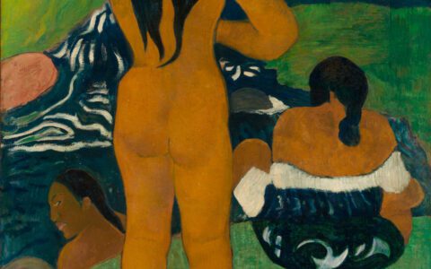 Tahitian Women Bathing, by Paul Gauguin, 1892