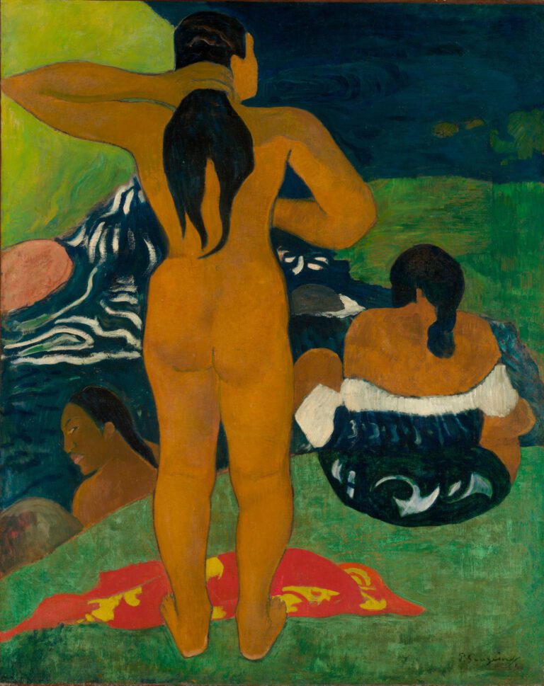Tahitian Women Bathing, by Paul Gauguin, 1892