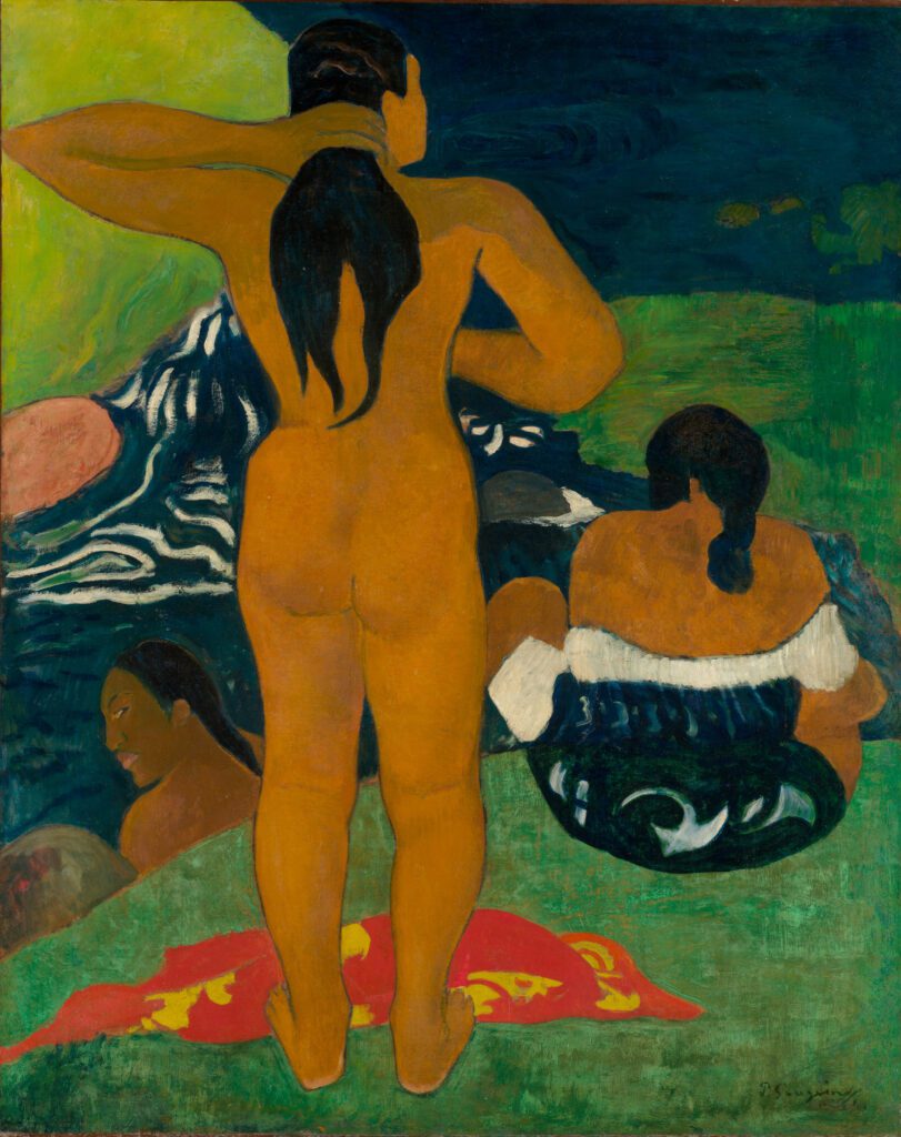 Tahitian Women Bathing, by Paul Gauguin, 1892