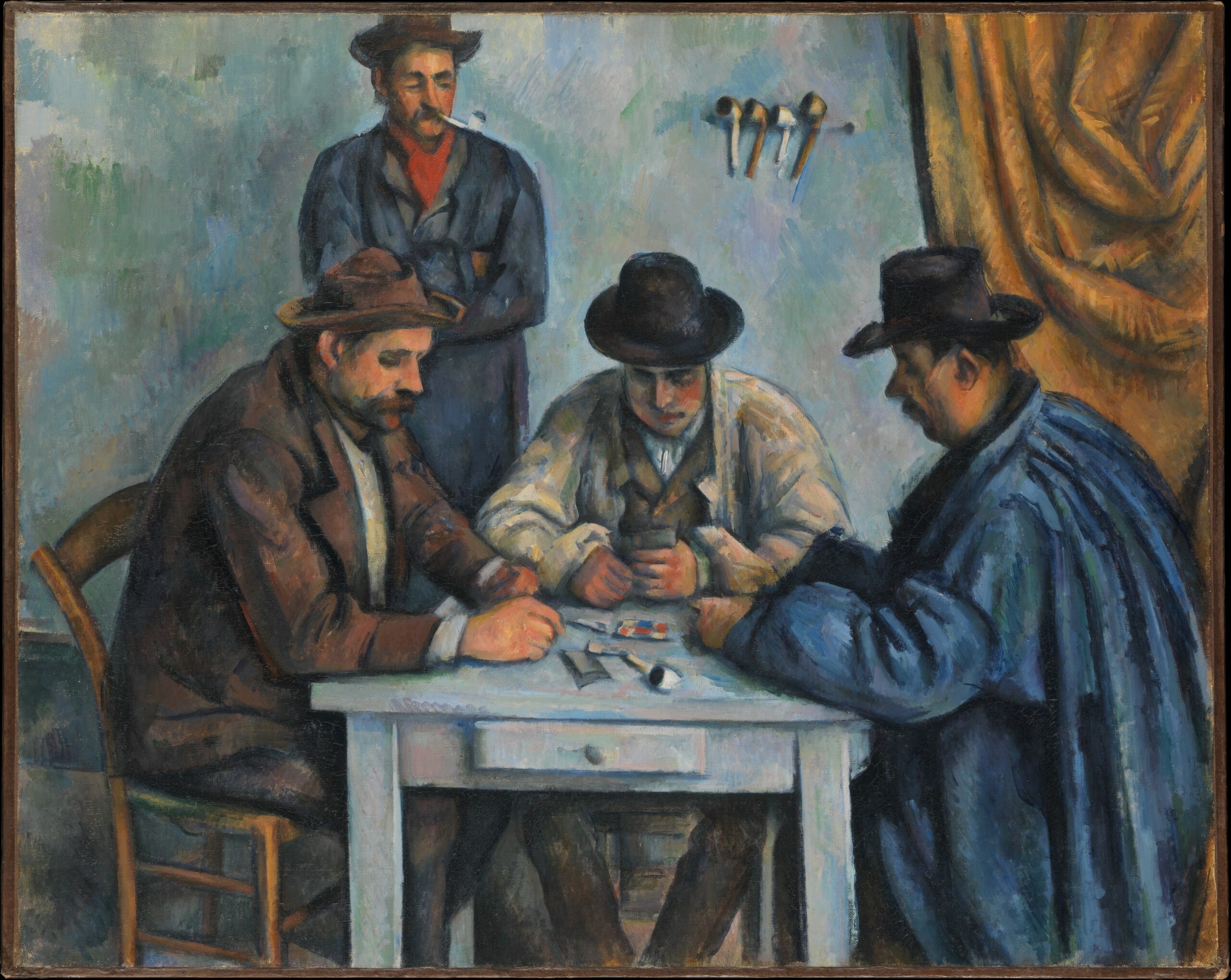 La partie de cartes, par Paul Cézanne, entre 1890 et 1892