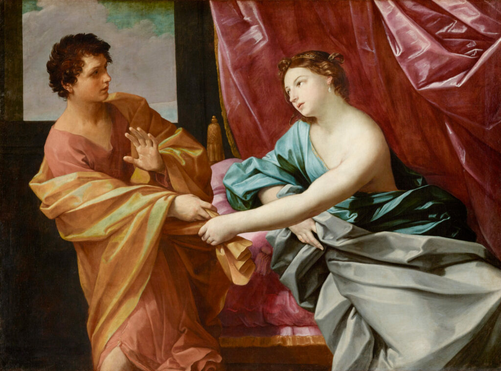 Joseph et la femme de Potiphar, par Guido Reni, vers 1630