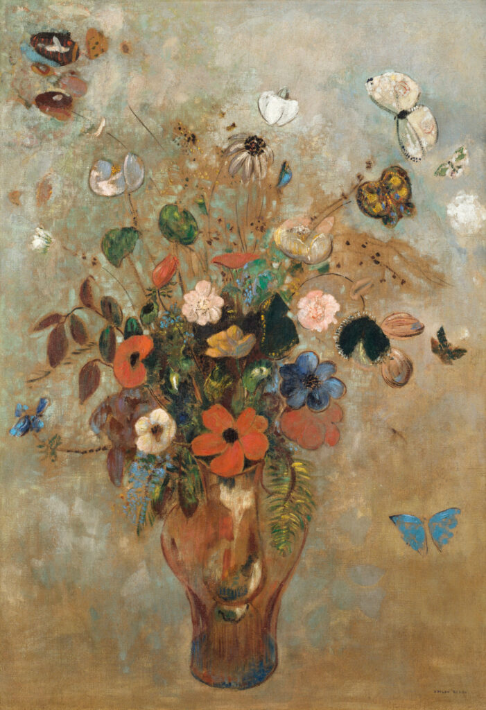 Nature morte aux fleurs, par Odilon Redon, en 1905