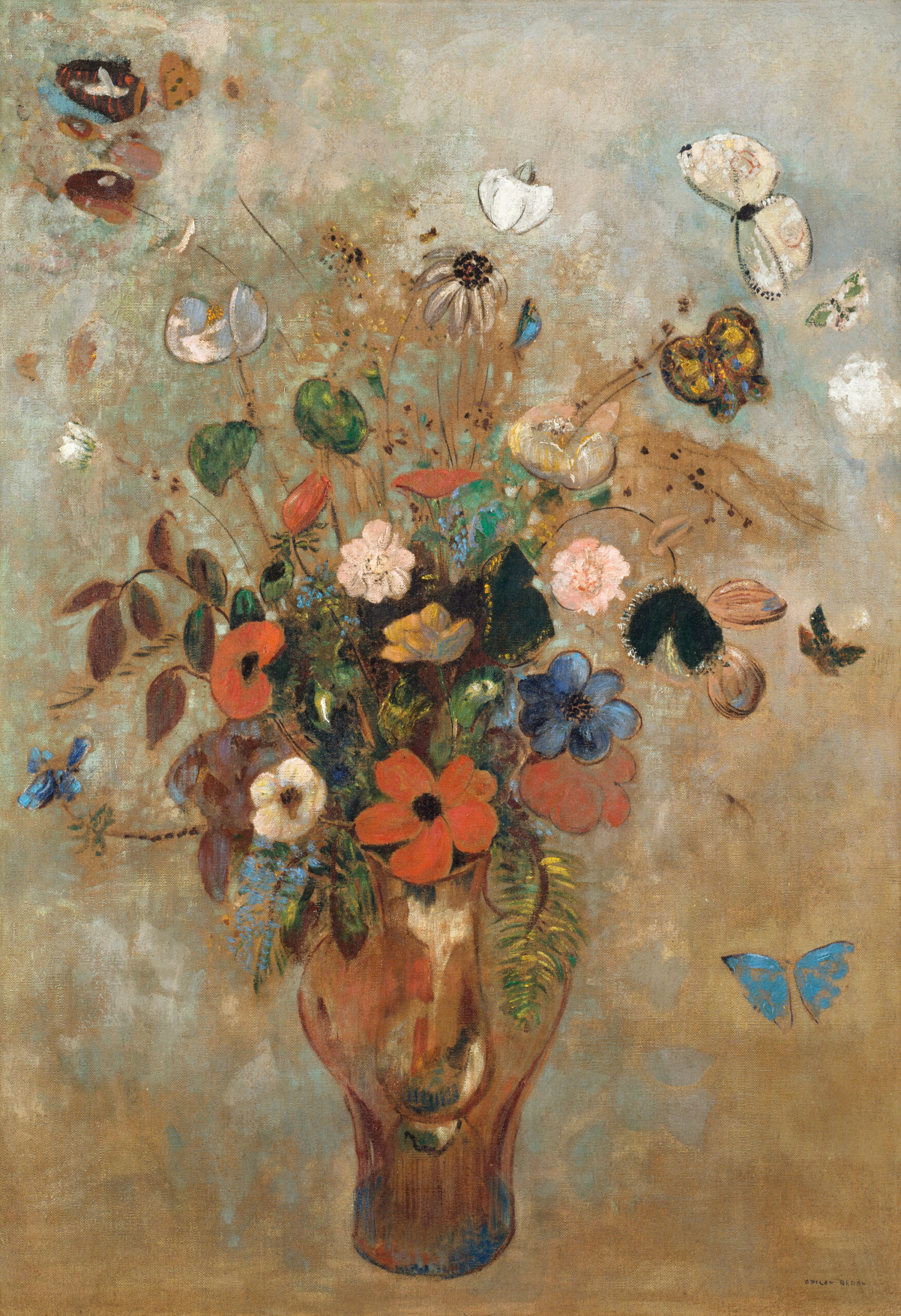 Nature morte aux fleurs, par Odilon Redon, en 1905