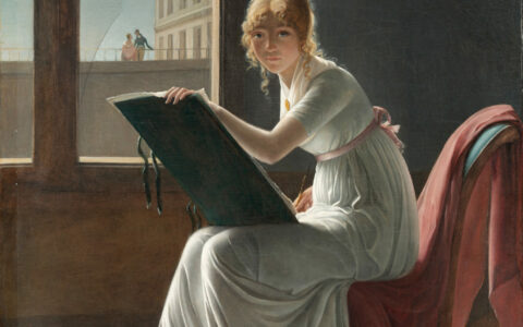 Portrait de Marie Joséphine Charlotte du Val d'Ognes (1786–1868), par Marie Denise Villers, 1801