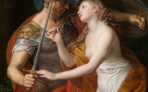 Allégorie de la Paix et de la Guerre, par Pompeo Girolamo Batoni, en 1776