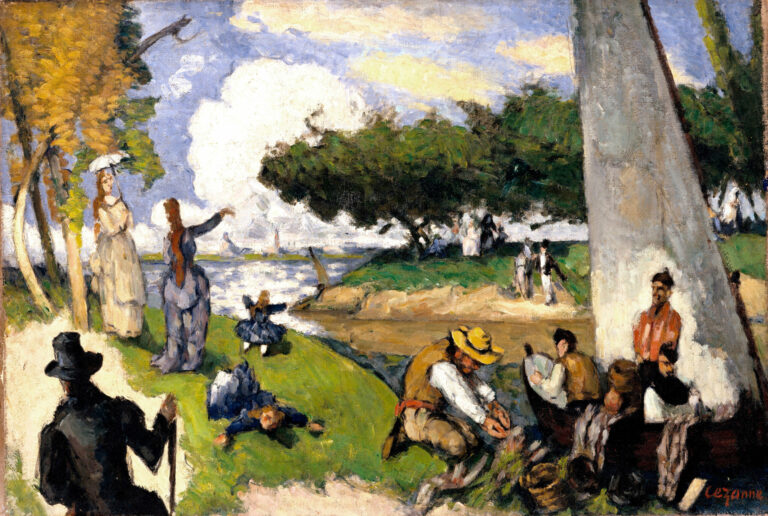 The Fishermen (Fantastic Scene) by Paul Cézanne, c. 1875