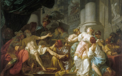 La Mort de Sénèque, par Jacques Louis David, en 1773