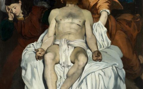 The Dead Christ with Angels, by Édouard Manet, in 1864