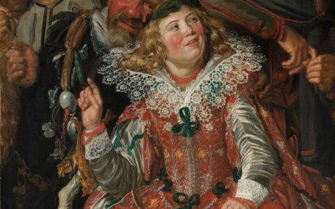 Mardi Gras, par Frans Hals, vers 1616-1617