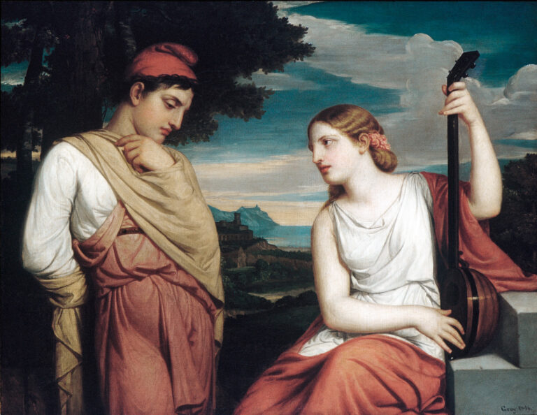 Les amants grecs, par Henry Peters Gray, en 1846