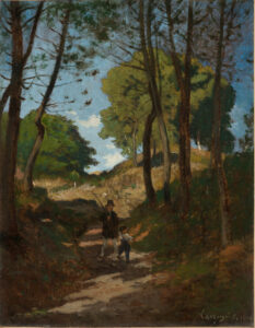 ir Trees in Les Trembleaux, near Marlotte, by Henri-Joseph Harpignies, 1854