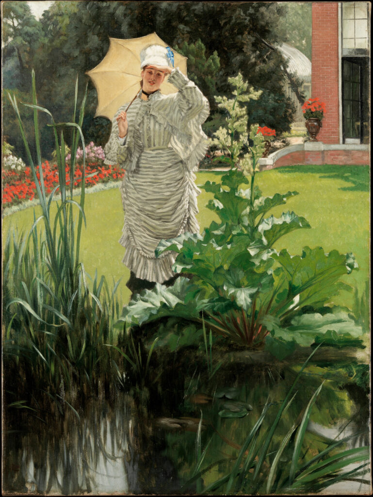 Matin de printemps, par James Tissot, vers 1875