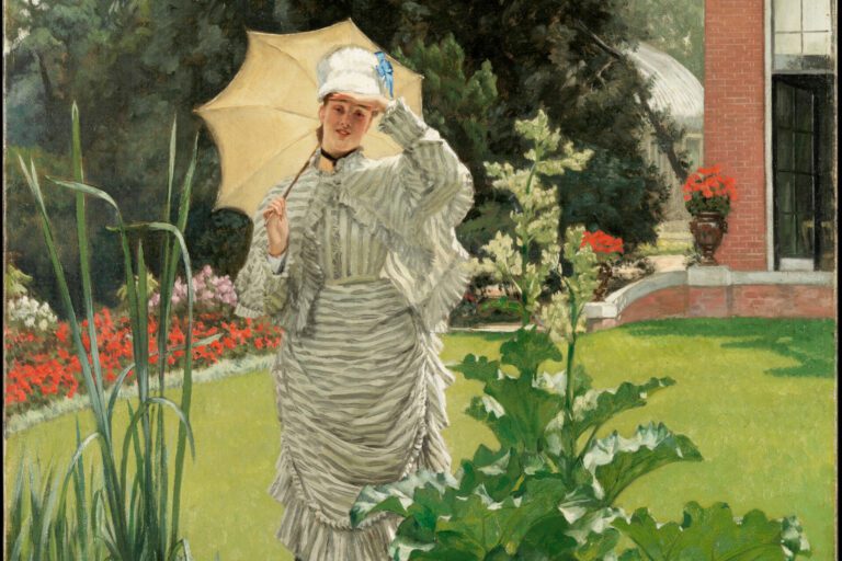 Matin de printemps, par James Tissot, vers 1875