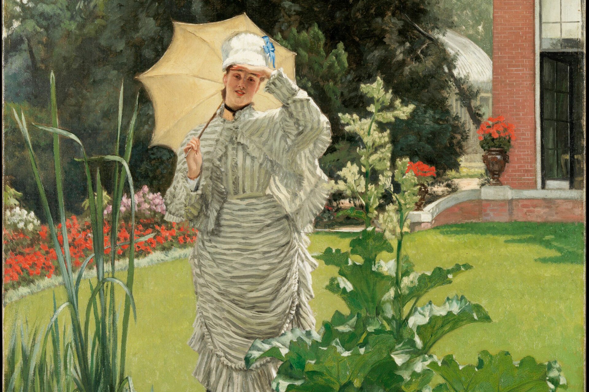 Matin de printemps, par James Tissot, vers 1875