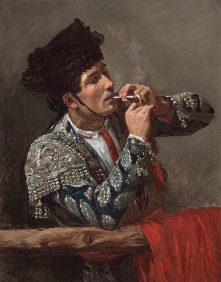 After the Bullfight by Mary Cassatt in 1873